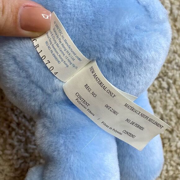 NWT VTG 2002 Care Bears 10"  Grumpy Bear  Blue Rain Cloud Stuffed Animal - Picture 6 of 8